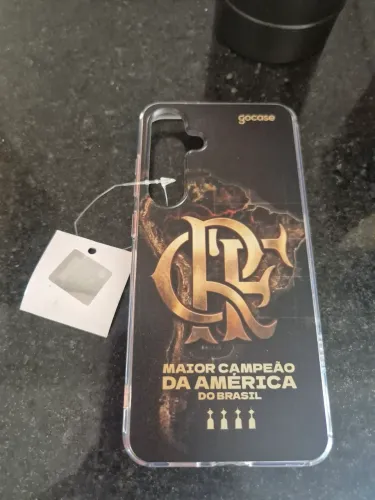 Capa de Celular S24 Plus - Go Case Flamengo Libertadores Dourado
