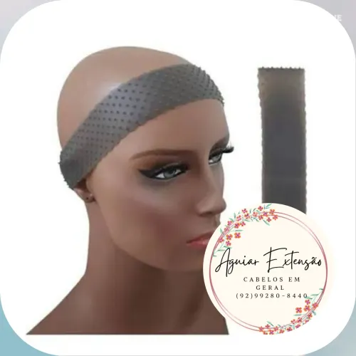 Faixa de silicone para perucas e lace