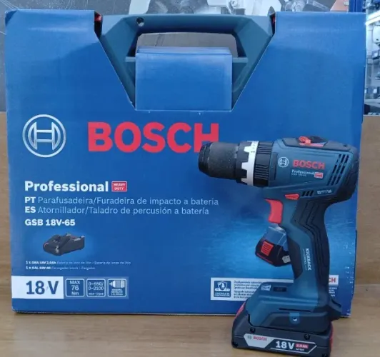 Parafusadeira/furadeira de impacto GSB 18V-65 Industrial