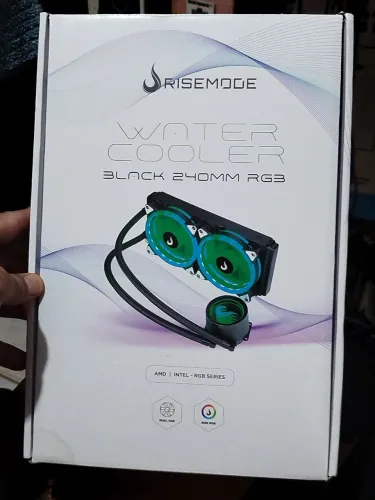 Water Cooler Black Rise Mode RGB novo
