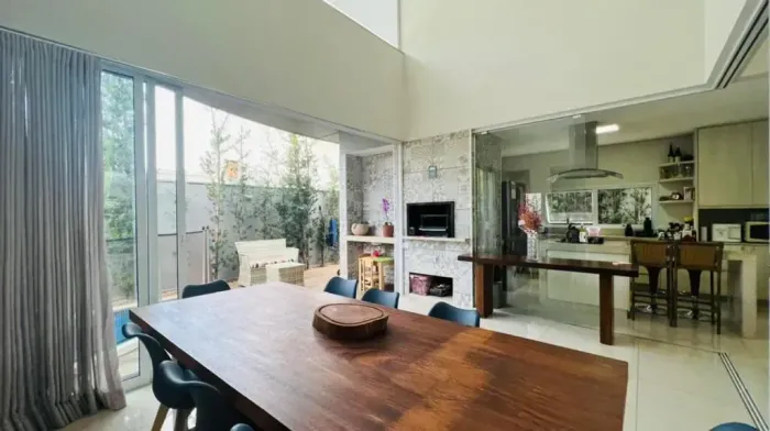 Condomínio Jardins Gênova, Casa Térrea, 3 Suítes, Varanda Gourmet, Piscina