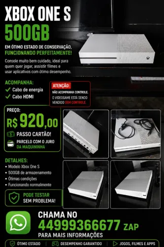 Vendo Xbox One S 