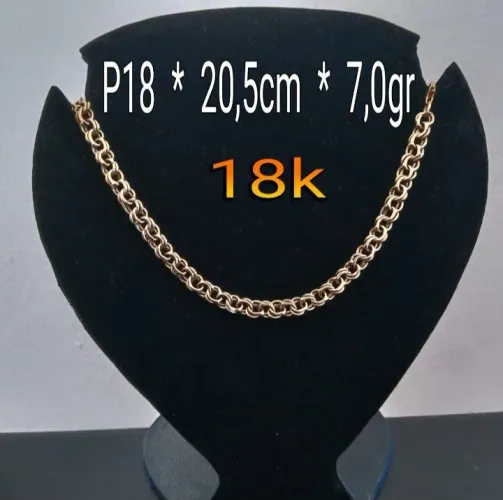 PULSEIRA DE OURO 18K