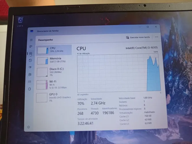 VENDO NOTEBOOK USADO EM EXCELENTE ESTADO, PEGA VARIOS JOGOS E É PERFEITO PARA ESTUDOS