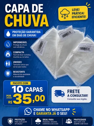 Capa de Chuva Atacado