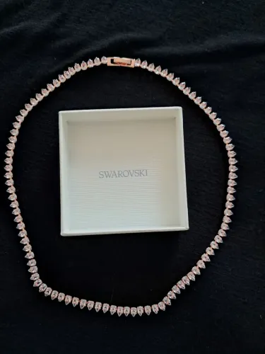 Colar Swarovski Millenia / Matrix Tennis Rose Gold (Novo na Caixa)