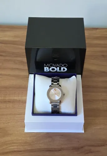 Relógio Feminino Movado Bold Prata