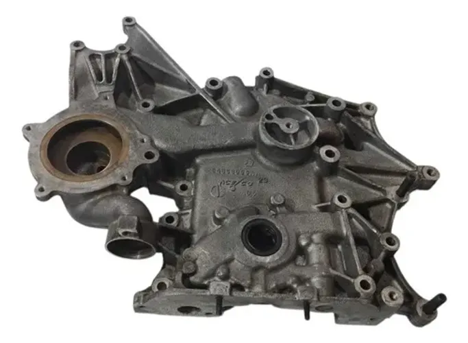 Tampa Frontal Motor Bomba Óleo Caravan 3.8 2001 - 2005 Prateado