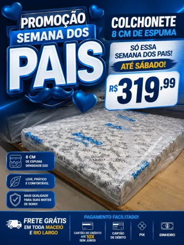 OFERTAS DE COLCHONETE BOM SONO CASAL