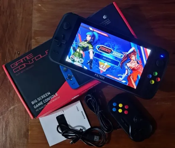 Videogame Portátil retrô PS7000 7 polegadas