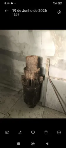 Engrenagem de moinho antigo
