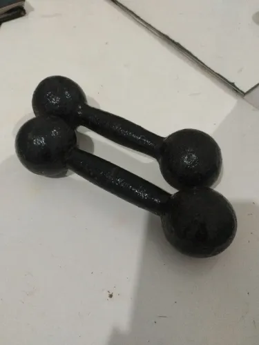 Par de Halteres de 1kg preto