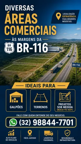 IMÓVEIS COMERCIAIS DISPONÍVEIS PARA LOCAÇÃO - MURIAÉ/MG E BR-116