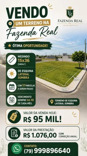 LOTE NO COND FAZENDA REAL I