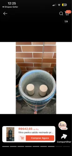 Filtro pedra sabão