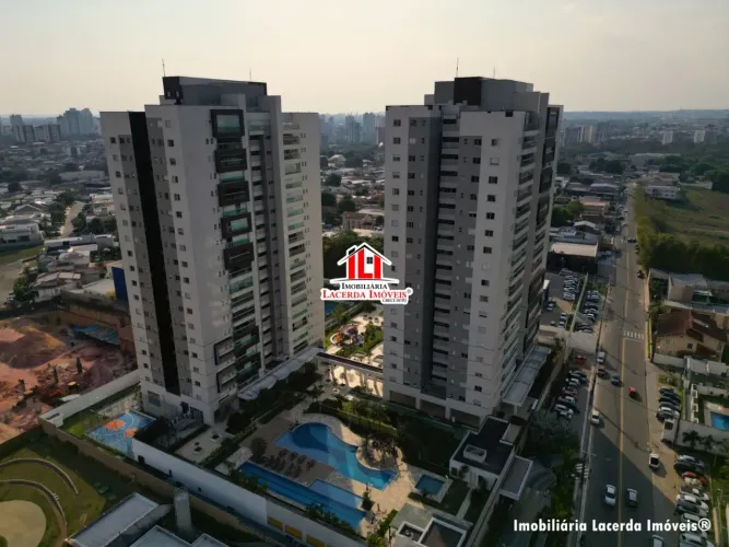 Apartamento no Unique 202m² 4 Suítes Semimobiliado Aleixo