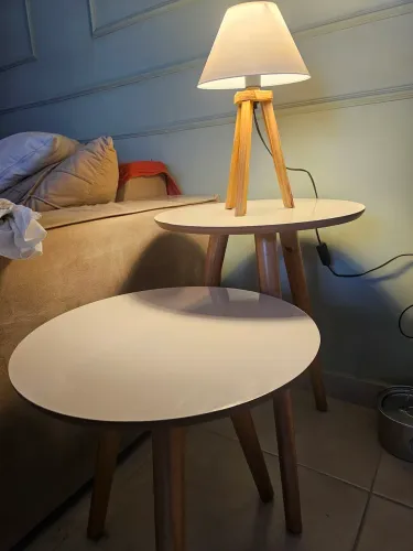 Conjunto mesa + abajuor
