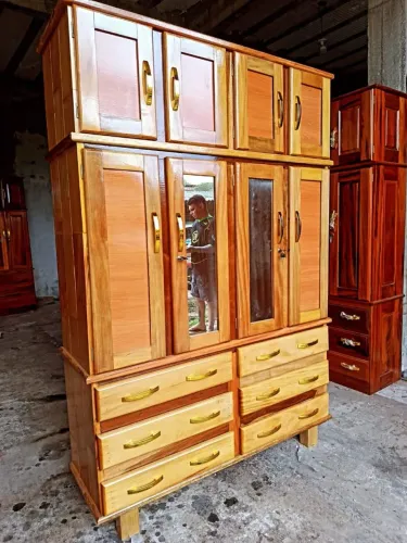 Guarda roupa roupeiro casal completo com pezinho