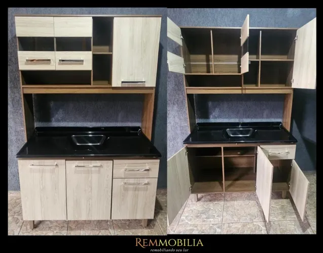 KIT COZINHA NOVO ENTREGAMOS MONTADO