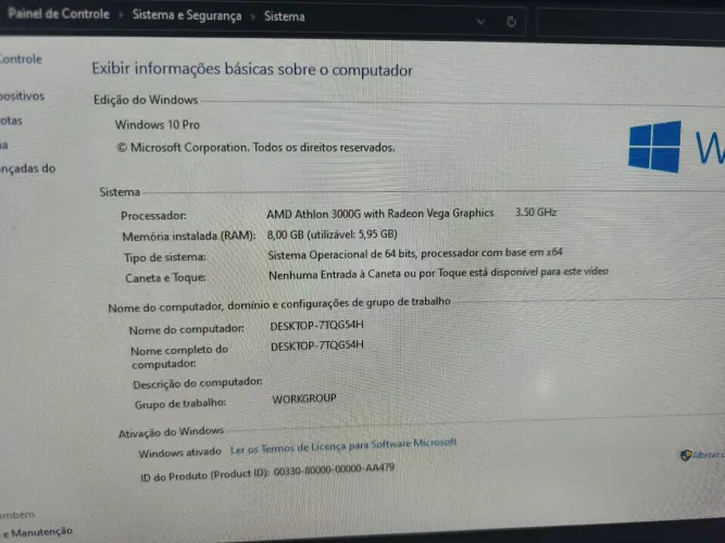 Pc gamer pouco usado, computador completo