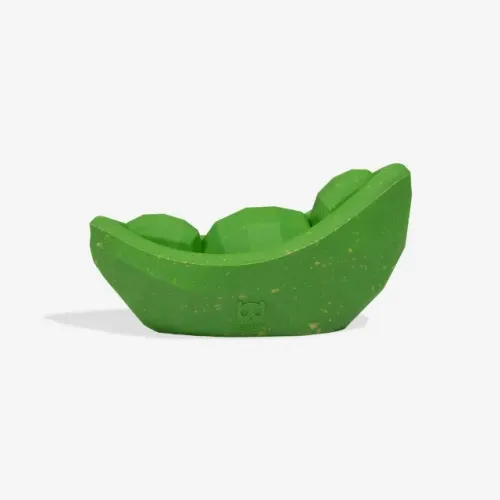 brinquedo zee.dog para cachorros super veggiez ervilha, nova
