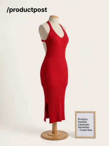 Vestido de crochê