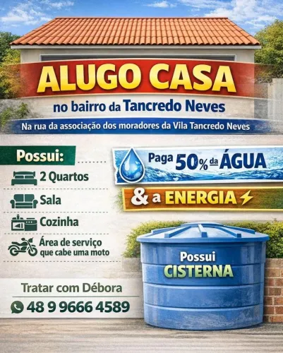 Alugo casa UR5