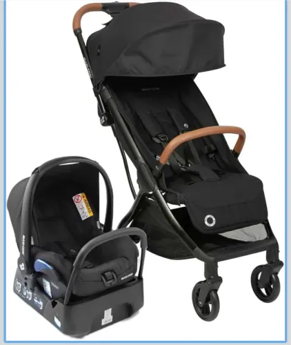 Carrinho bebê Máxi Cosi (inclui bebê conforto e base para carro)