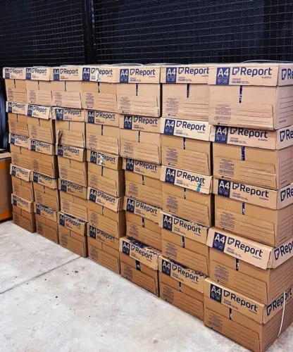 Papel A4 Resma - Caixa Fechada | Novo Gama
