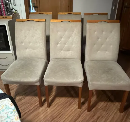 Conjunto 6 cadeiras sala jantar