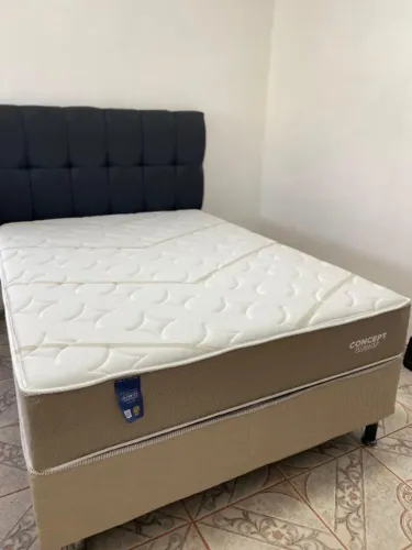 CAMA BOX CASAL MOLAS ENSACADAS DISPONÍVEL À PRONTA-ENTREGA