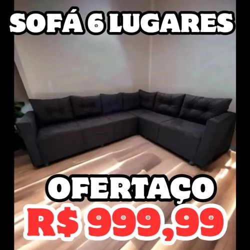 SOFÁ 6 LUGARES, comodidade e CONFORTO! OFERTAÇO R$ 999,99