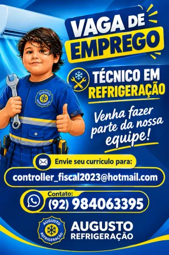 Vaga de técnico em refrigeração