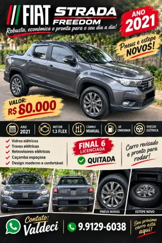 Fiat Strada Freedom 1.3 Flex 8V CD 2021