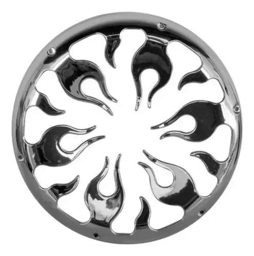 Tela para subwoofer 12" cromada modelo fire