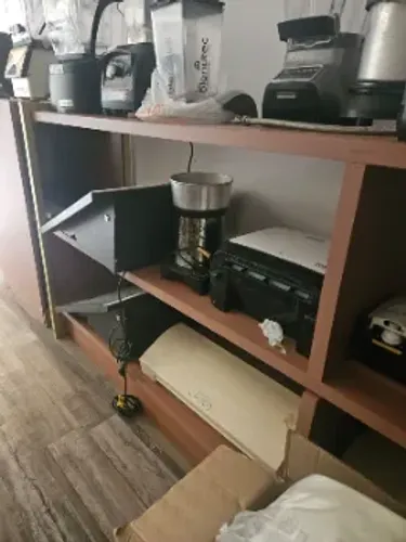 Balcão salmão