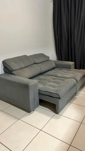 Sofá retrátil 2 lugares