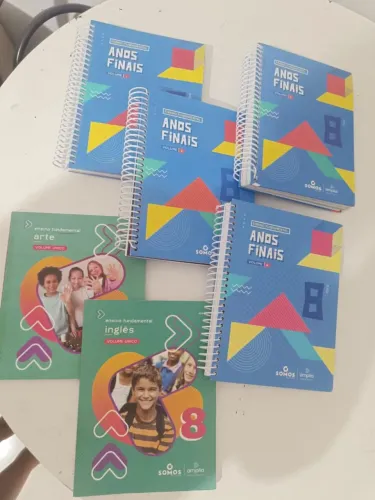 Livros escolares - 8º ano - Editora SOMOS