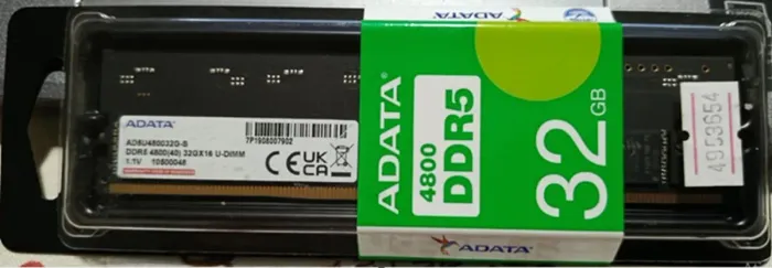 Memória Adata 32 GB DDR5 4800 Mh - Semi Nova.
