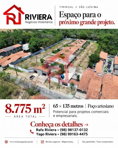 TERRENO COMERCIAL em São Luís - Maranhão, Tirirical