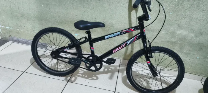 Vendo bicicleta aro 20 completa pintura nova