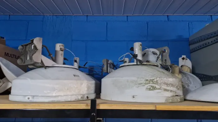 Venda de lote de equipamento via radio de fibra óptica