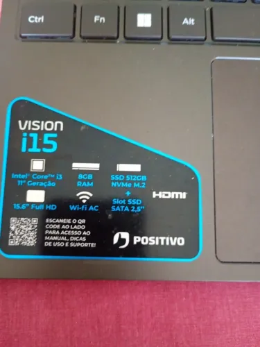 Notebook Positivo - 7 meses de uso