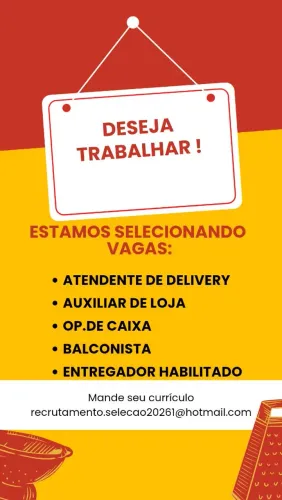Empresa está selecionando colaboradores 