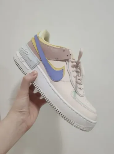 nike air force 1 low shadow light soft pink