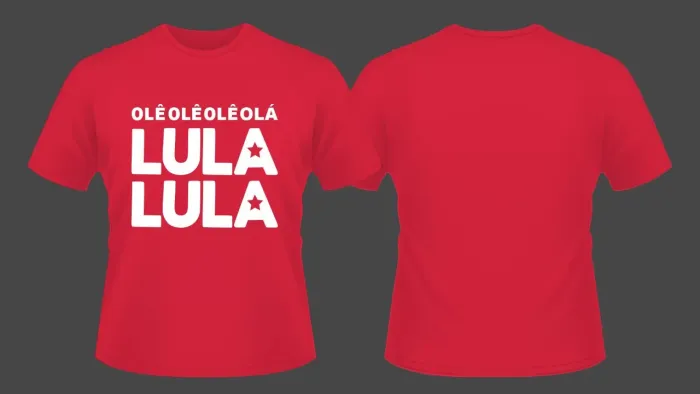 Camisetas LULA disponíveis 
