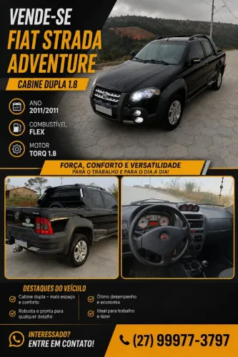 Fiat Strada Adventure1.8/ 1.8 Locker Flex CD 2011