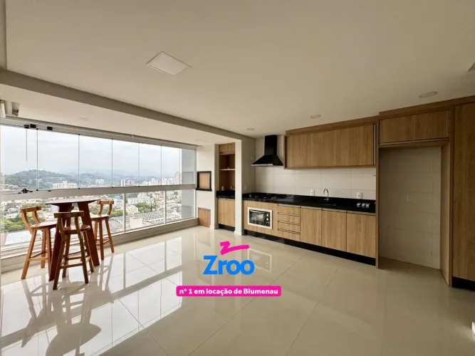 Apartamento com 2 dormitórios para alugar, 90 m² por R$ 3.500/mês - Itoupava Seca - Blumen