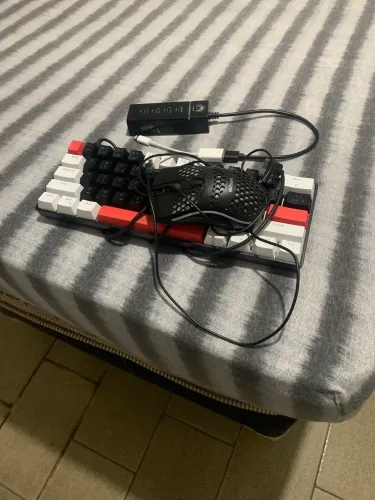 KIT Mobilador + TECLADO PROFISSIONAL 60% + Mause Gamer + Fonte USB