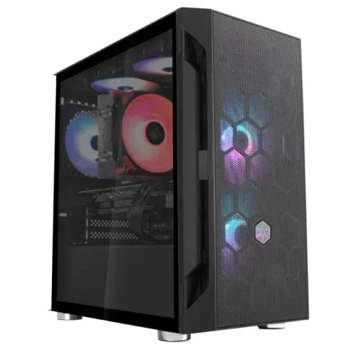Gabinete Gamer SilverStone Fara H1M, Mini Tower, Vidro Temperado, MATX